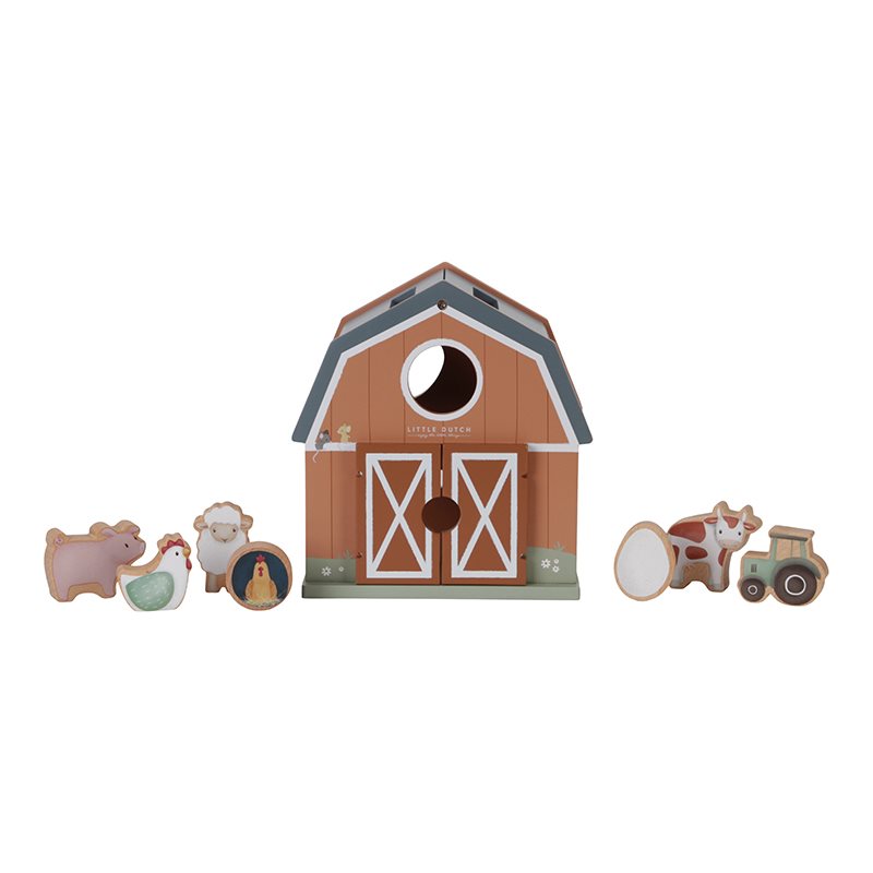 Fattoria ad incastro Little Dutch Shape Sorter Little Farm