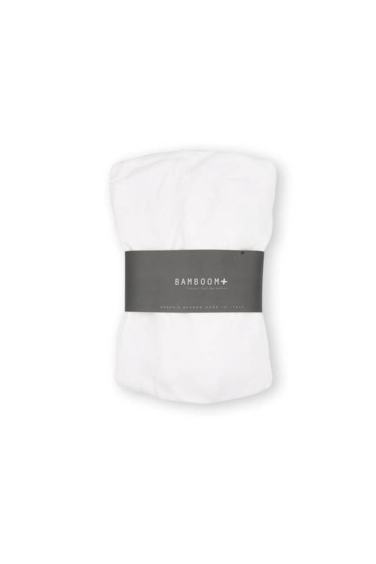 Lenzuolo con angoli lettino bianco Bamboom