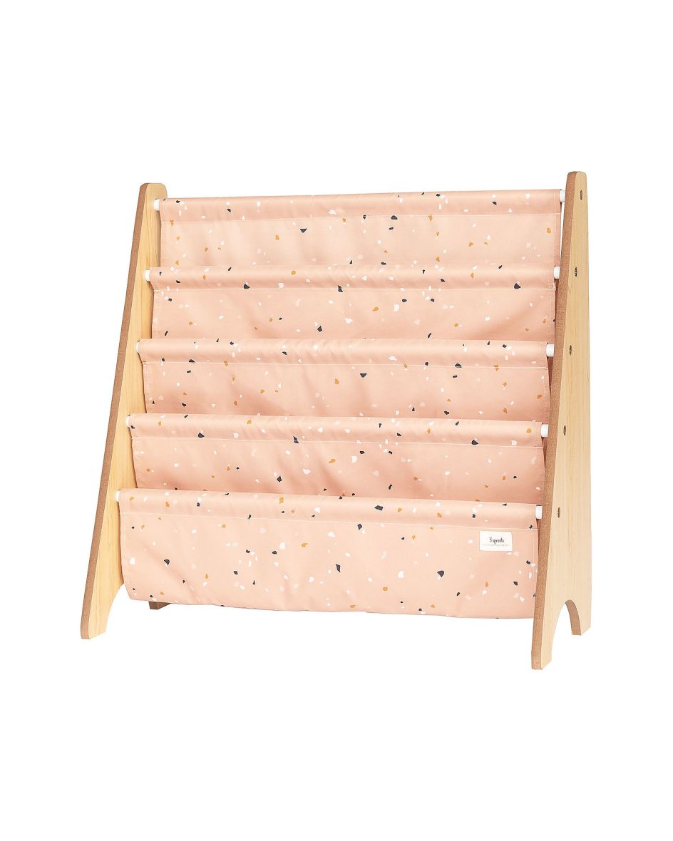 Libreria Frontale Montessoriana 3 Sprouts Terrazzo Argilla