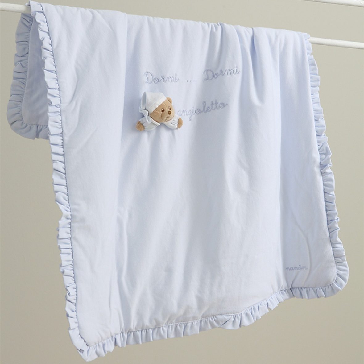 Copertina in Jersey NaNaN Puccio Azzurro 90×80 cm 12510A