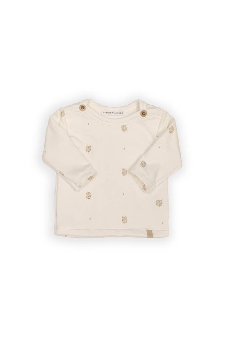 Shirt con apertura spalle Bamboom PRINT SQUIRREL